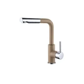 Baterie kuchenne - Bateria kuchenna z wyciąganą wylewką Tina Axis - miniaturka - grafika 1