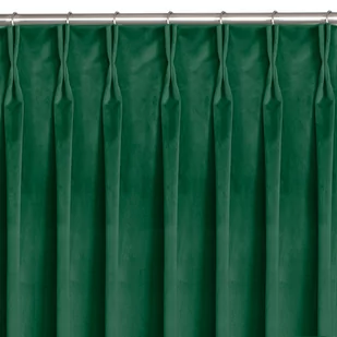 Zasłona VILA kolor butelkowa zieleń styl klasyczny flex 7,5 cm z podwójną zakładką velvet 200x300 homede - CURT/HOM/VILA/VELVET/ - Zasłony - miniaturka - grafika 1