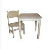 Zestawy mebli dla dzieci - MEBLE DZIECIĘCE STOLIK + KRZESEŁKO JUNIORA PEŁNE - miniaturka - grafika 1