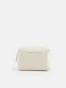 Kosmetyczki, organizery i kuferki - Sinsay - Kosmetycza - kremowy - miniaturka - grafika 1