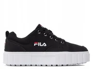 Buty sportowe damskie - Buty Damskie Fila FFW006280010 Sandblast C Wmn Czarne 41 - miniaturka - grafika 1