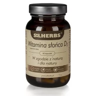Witaminy i minerały - SOLHERBS SZCZEPANKIEWICZ SP.J. SOLHERBS Witamina słońca D3 60 kapsułek 3754461 - miniaturka - grafika 1