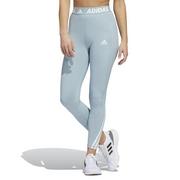 Spodnie sportowe damskie - Legginsy adidas Techfit 3-Stripes Long Gym Tights HD4492 - niebieskie - Adidas - miniaturka - grafika 1