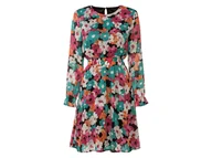 Sukienki - esmara® Sukienka damska z szyfonu (Kolorowy, 42) - miniaturka - grafika 1