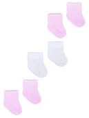 Skarpetki damskie - Skarpety niemowlęce dziewczęce bezuciskowe 3PAK 6-9 miesięcy - miniaturka - grafika 1