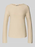 Swetry damskie - Sweter o kroju regular fit z czystej bawełny - miniaturka - grafika 1