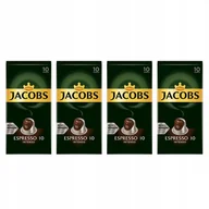 Kawa w kapsułkach i saszetkach - Kapsułki do Nespresso Jacobs Espresso 10 Intenso 40 szt. - miniaturka - grafika 1