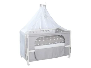 Roba Łóżeczko dziecięce »Room Bed« 60 x 120 cm Little Stars Biały - Łóżeczka i kojce - miniaturka - grafika 1