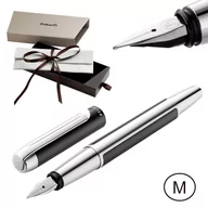 Pióra wieczne - Pelikan Füllhalter PURA P40 M Anthrazit Faltschachtel 817134 - miniaturka - grafika 1