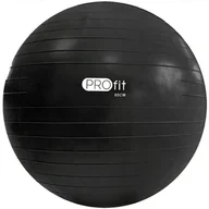 Piłki do ćwiczeń - Piłka Fitness Gimnastyczna ANTIBURST65CM Z Pompką - miniaturka - grafika 1