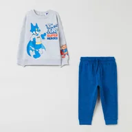 Dresy i komplety dla chłopców - Zestaw (bluza + spodnie) dziecięcy OVS 1842066 86 cm Grey (8056781774540) - miniaturka - grafika 1