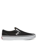 Buty dla dziewczynek - Vans Tenisówki Classic Slip On VN000D35BLK1 Czarny - miniaturka - grafika 1