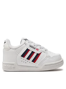 adidas Sneakersy Continental 80 Stripes El S42613 Biały - Buty dla chłopców - miniaturka - grafika 1