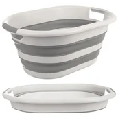 Kosze na bieliznę - Orion Kosz Na Pranie Składany Silikonowy Kempingowy 38 L - miniaturka - grafika 1