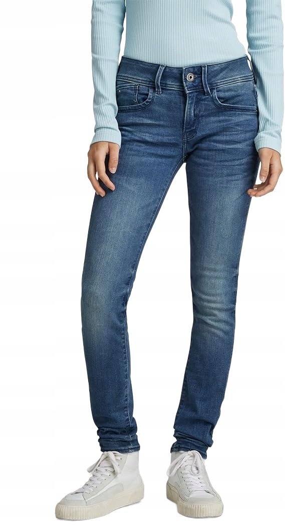 G-STAR RAW DAMSKIE SPODNIE JEANSOWE NIEBIESKIE DŁUGIE 28/30 6BA