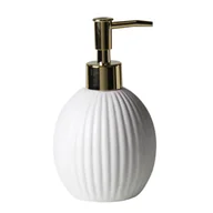 Mydelniczki i dozowniki mydła - Dozownik MELO 8 x 13 cm biały - miniaturka - grafika 1