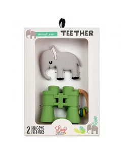 Lucy Darling Gryzak Safari Qelements - Zabawki sensoryczne - miniaturka - grafika 1