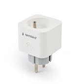 Systemy inteligentnych domów - Gniazdko GEMBIRD TSL-PS-F1M-01-W Wi-Fi - miniaturka - grafika 1