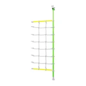 Poręcze i drążki do podciągania - Małpiszon, słupek rozporowy z siatką - jasnozielony - miniaturka - grafika 1