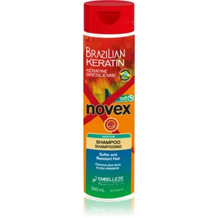 NOVEX NOVEX Brazilian Keratin szampon z keratyną, 300g - Szampony do włosów - miniaturka - grafika 1