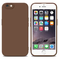 Etui i futerały do telefonów - Etui ochronne Cadorabo do Apple iPhone 6 / 6S w brązowym silikonowym etui TPU na telefon komórkowy - miniaturka - grafika 1