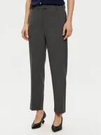 Spodnie sportowe damskie - Tommy Hilfiger Chinosy WW0WW44090 Szary Regular Fit - miniaturka - grafika 1