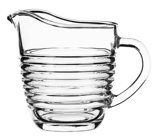 KADAX MLECZNIK SZKLANY DZBANEK NA MLEKO DZBANEK NA ŚMIETANKĘ 200ML WZÓR PASKI - Dzbanki i imbryki - miniaturka - grafika 2