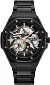 Zegarki męskie - Zegarek męski KENNETH COLE KCWGY0058902 czarny klasyczny skeleton - miniaturka - grafika 1