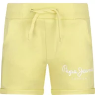 Spodnie i spodenki dla dziewczynek - Pepe Jeans London Szorty ROSEMARY | Regular Fit - miniaturka - grafika 1