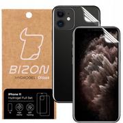 Szkła hartowane na telefon - Bizon Folia hydrożelowa na tył i przód Bizon Glass Hydrogel, iPhone 11, 2 sztuki 5903896182018 - miniaturka - grafika 1