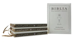 Wydawnictwo Diecezjalne Sandomierz Biblia na każdy dzień. Pamiątka I Komunii Świętej, skóropodobna ze złoceniem Rhona Davies, Marcin Piwowarski - Religia i religioznawstwo - miniaturka - grafika 3