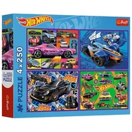 Puzzle - Puzzle, Trefl, Wyścigowe auta, 4x250 el. - miniaturka - grafika 1