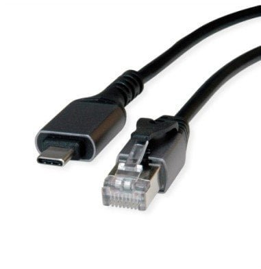 VALUE Konwerter kabla USB 3.2 Gen 2 na Gigabit Ethernet, czarny, 2 m 12.99.1167
