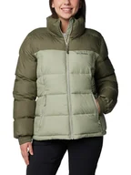 Kurtki damskie - Columbia Kurtka zimowa "Pike Lake" w kolorze oliwkowo-zielonym - miniaturka - grafika 1