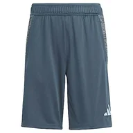 Spodenki damskie - adidas Szorty chłopięce Aeroready Heather (1/2), Arctic Night/Wonder Blue, 7-8 lat - miniaturka - grafika 1