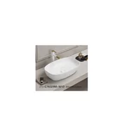 Meble łazienkowe - UN-MEGI-MW13 Umywalka/Washabsin/Matowy Biały/Matt White 60 cm - miniaturka - grafika 1