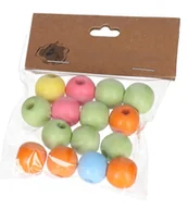 Dekoratorstwo - Koraliki Korale Perełki Z Dziurką Drewniane 15Szt - miniaturka - grafika 1