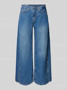 Jeansy o kroju baggy fit z 5 kieszeniami - Spodnie damskie - miniaturka - grafika 1