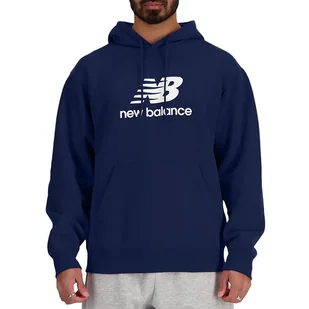 Bluza New Balance MT41501NNY - granatowa - Bluzy męskie - miniaturka - grafika 1