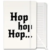 Notesy i bloczki - NOTES PLANER NOTATNIK A5 ZESZYT Z GUMĄ 1670 HOP HOP HOP JAN PAWEŁ WZORY - miniaturka - grafika 1