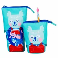 Piórniki - Piórnik szaszetka Cool Gang turkusowy HAPPY COLOR - GDD - miniaturka - grafika 1