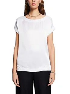 ESPRIT Collection Damska koszulka 043EO1K310, 100/biała, XXL, 100 / biały, XXL - Koszulki i topy damskie - miniaturka - grafika 1