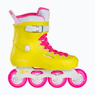 Rolki damskie Powerslide Zoom neon yellow - Rolki - miniaturka - grafika 1
