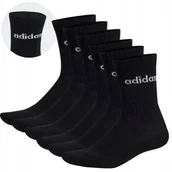 Skarpetki męskie - Adidas Nowe Skarpety Skarpetki Długie Bawełna 43-45 6 Par - miniaturka - grafika 1