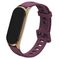 Akcesoria do zegarków - PASEK OPASKA DUO do XIAOMI MI BAND 7 (Bordowy) - miniaturka - grafika 1