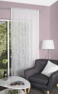 Home Fashion Szalik z tasiemką z efektami nożyczek, wełna biała, 245 x 140 cm - Apaszki i szaliki damskie - miniaturka - grafika 1