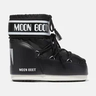 Kozaki damskie - Damskie Buty zimowe MOON BOOT MB ICON LOW NYLON 80D1409340-N001 – Czarny - miniaturka - grafika 1