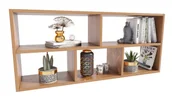 Półki do salonu - Nadstawka na biurko z półkami olcha S6-R58 - miniaturka - grafika 1