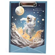 Deski z klipsem - CLIPBOARD DESKA Z KLIPSEM A4 PODKŁADKA DO PISANIA KOSMOS ASTRONAUTA - miniaturka - grafika 1