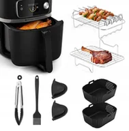 Akcesoria i części AGD - AKCESORIA DO FRYTKOWNICY ZESTAW AKCESORIÓW DO AIR FRYERA 9 ELEMENTÓW - miniaturka - grafika 1